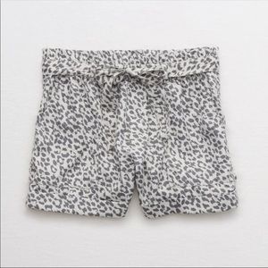 Animal print shorts